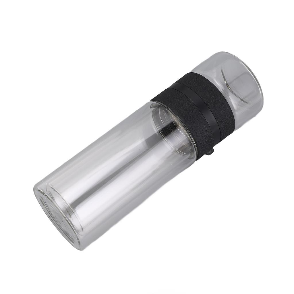 Бутылка для разделения чая, стеклянная бутылка для заваривания чая с двойными стенками, бутылка для воды, принадлежности для питья в офисе