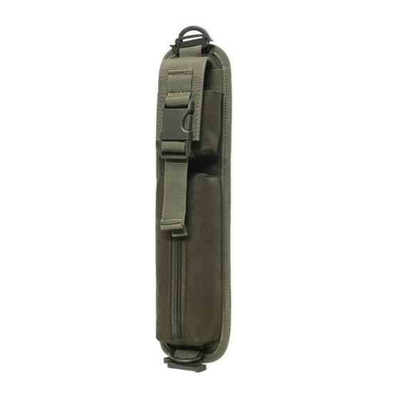Backpack Strap Pouch with Zipper Simple Installation Quick Release Shoulder Strap Bag Attachment Tactical Accessories