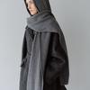MOHAN TFW CASHMERE HOODIE MUFFLER_3COLORS