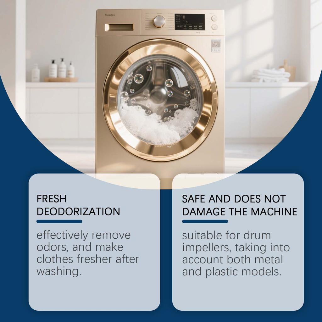 Pet Owner Washing Machine Cleaner & Stain Descaling Effervescent Tablets for Pet Hair Removal