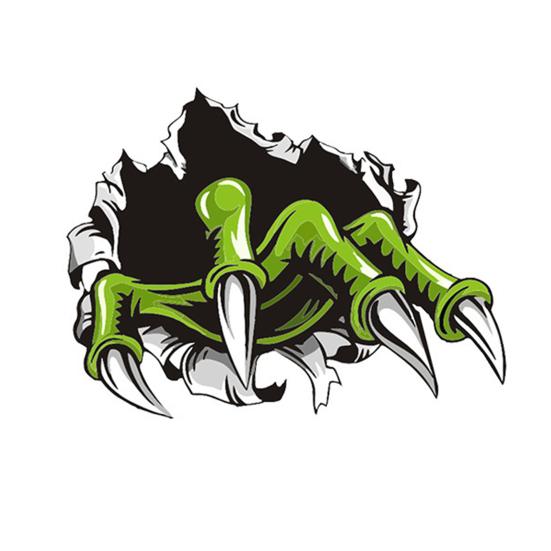 Призрачный коготь автомобильная наклейка устойчивая к атмосферным воздействиям самоклеящаяся авто внедорожник окно автомобиля кузов бампер украшение от царапин демон ручная отделка наклейка автомобиль