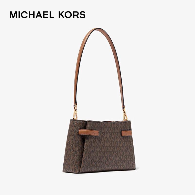Michael Kors Сумка через плечо Angelina с монограммой и пряжкой