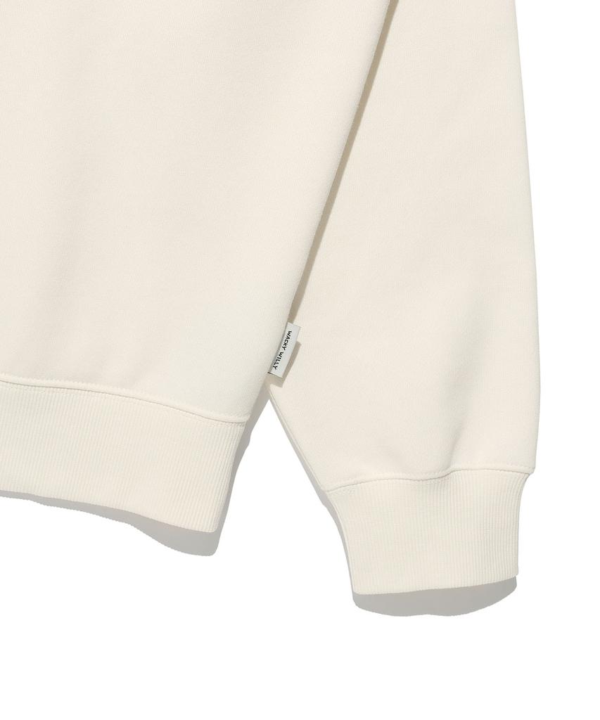 WACKY WILLY Women'S Boucle Sweatshirt Cream
