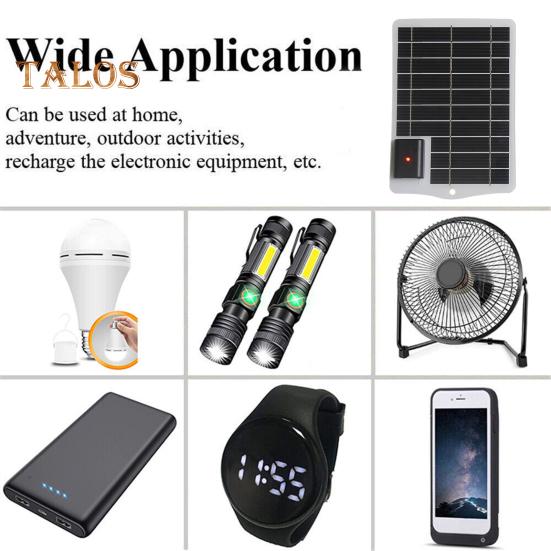 Солнечное зарядное устройство с высокой эффективностью, выходом USB, водонепроницаемое, быстрая зарядка, надежное многофункциональное зарядное устройство для нескольких устройств