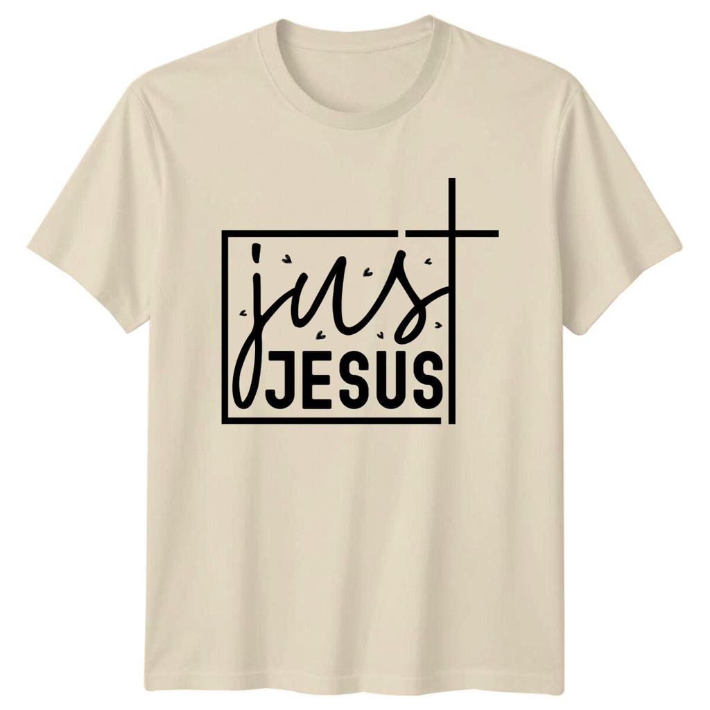Jus Jesus Christian Faith Graphic T-Shirt Religious Gift Tee