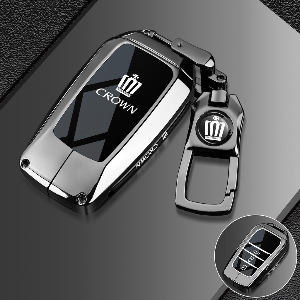 For Toyota Crown Land Release Keycase 2024 13th and 14th Generation Crown Car Special Shell Leather Full Buckle