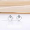 Love Confession Earrings Women's Niche Exquisite Fashion Versatile Ins Cold Wind Heart Diamond Earrings