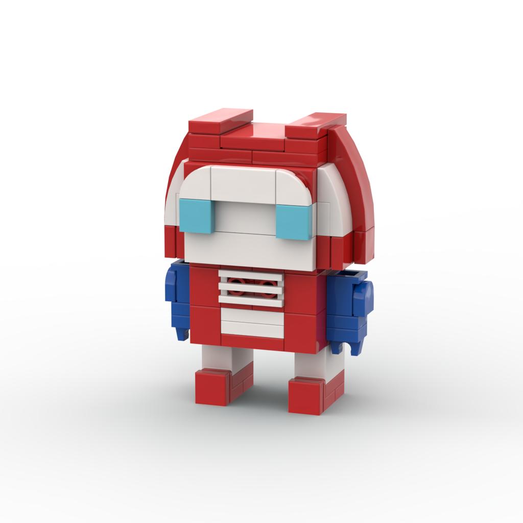 *Трансформируйте Авто Робота Brickheadz * Звездный крик джаз Prime DIY Просветите MOC блок кирпича набор, совместим с