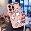 Поющая Hello Kitty подходит для чехла на телефон Apple 15plus 14promax милый iPhone13 противоударный 12 мягкий xr