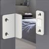 Wardrobe L Type Latch Cupboard Cabinet Catches Door Stopper Strong Magnetic Door Closer