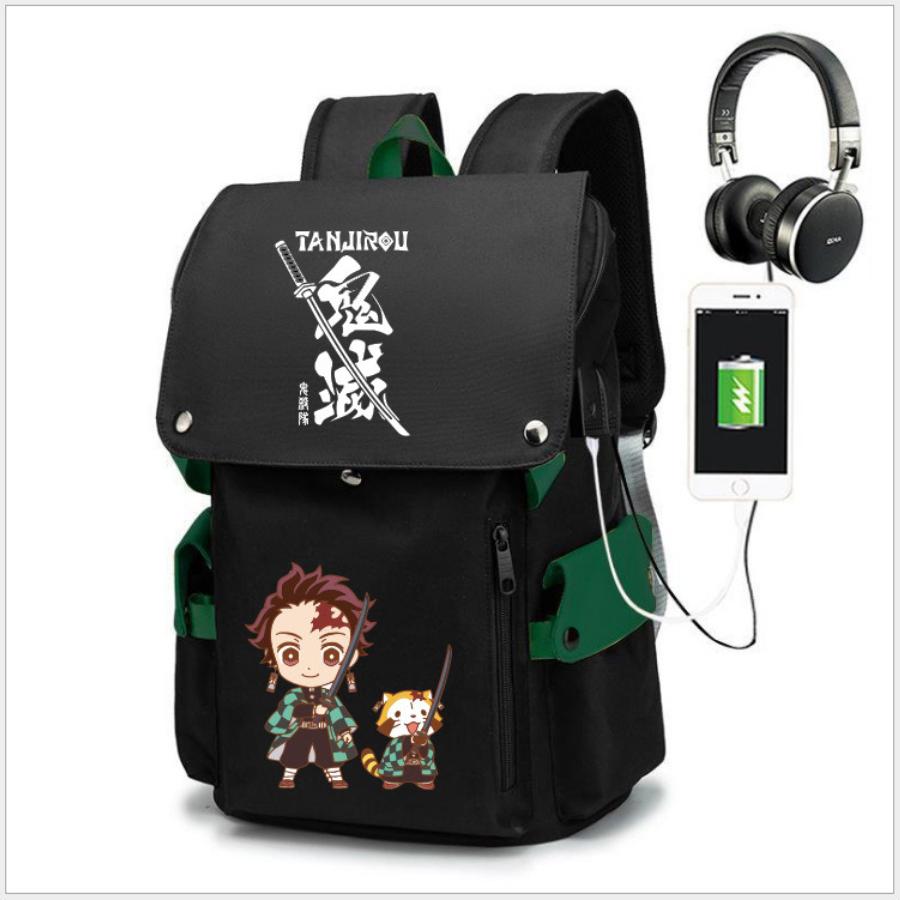 Japan cartoon comics Demon Slayer collaboration anime student large-capacity printed backpack 7543