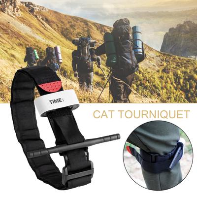 Тактический жгут с застежкой-лентой Легкий портативный универсальный одноручный медицинский боевой жгут для оказания первой помощи