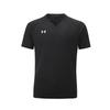 Under Armour Logo Pattern Daily Running Loose Fit Short Sleeve Jersey Casual Sports Set Unisex Sports Set Black 21500524-001+24500204-001