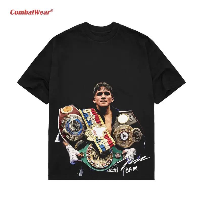COMBATWEAR Bam Rodriguez Boxing Graphic T-Shirt Vintage Sports Fan Tee Gift