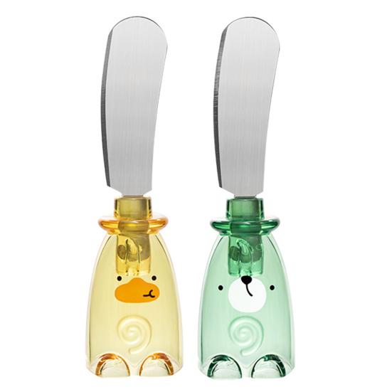 Столешница, лопатка для масла, мультяшное пищевое лезвие из нержавеющей стали, стоячий хлеб, тост, сыр, десерт, варенье, инструмент для разбрасывания крема, кухонные гаджеты