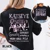 2026 Футболка Katseye с двусторонним принтом, Футболка Katseye Kpop, Футболка Katseye Beautiful Chaos, Подарки для фанатов Kpop музыки, Футболка Katseye для девочек, Футболка Katseye на день рождения Kpop