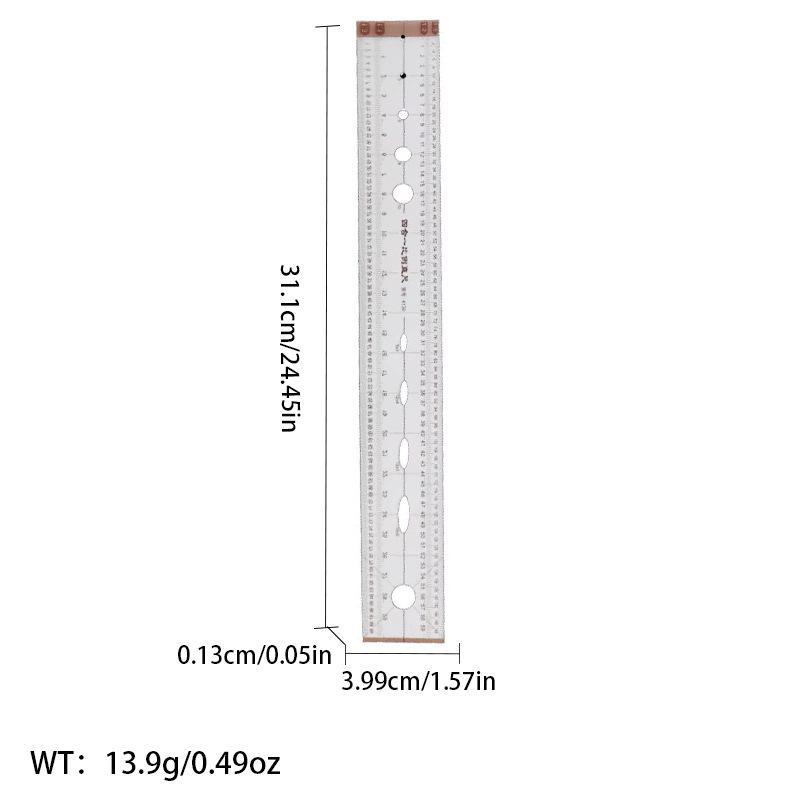 Многофункциональная линейка для создания выкроек одежды: Швейный инструмент для точной резки по кривой