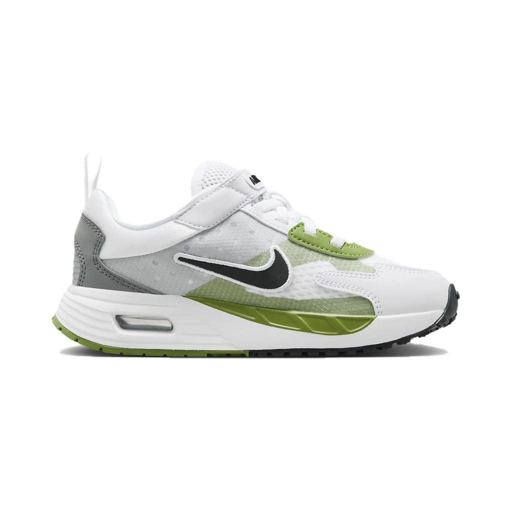 Nike Air Max Solo Удобные и дышащие Износостойкие и легкие Низкие детские кроссовки для бега Белые с зеленым FZ0944-100