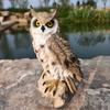 Cute Owl Statue Anti-bird Garden Owl Decorations Animal Sculpture Owl Figurines  Home Decor