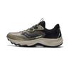 Aura Tr Breathable Cushioning Fabric Non-Slip Support Lightweight Low-Top Trail Running Shoes Men Sneaker Coffee Black S20862-15