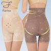 Трусики с высокой талией на плоской подошве для коррекции живота, женские корректирующие брюки размера плюс, утягивающее нижнее белье, шорты-боксеры под юбкой