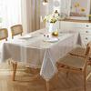 Transparent Tablecloth Water-Resistant Oil-proof Easy To Clean Rectangle Dining Kitchen PVC Clear Table Cloth