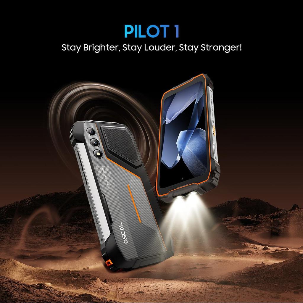 Blackview OSCAL PILOT 1 Rugged Smartphone 18GB RAM  256GB ROM 6.67" Android 14 15000mAh