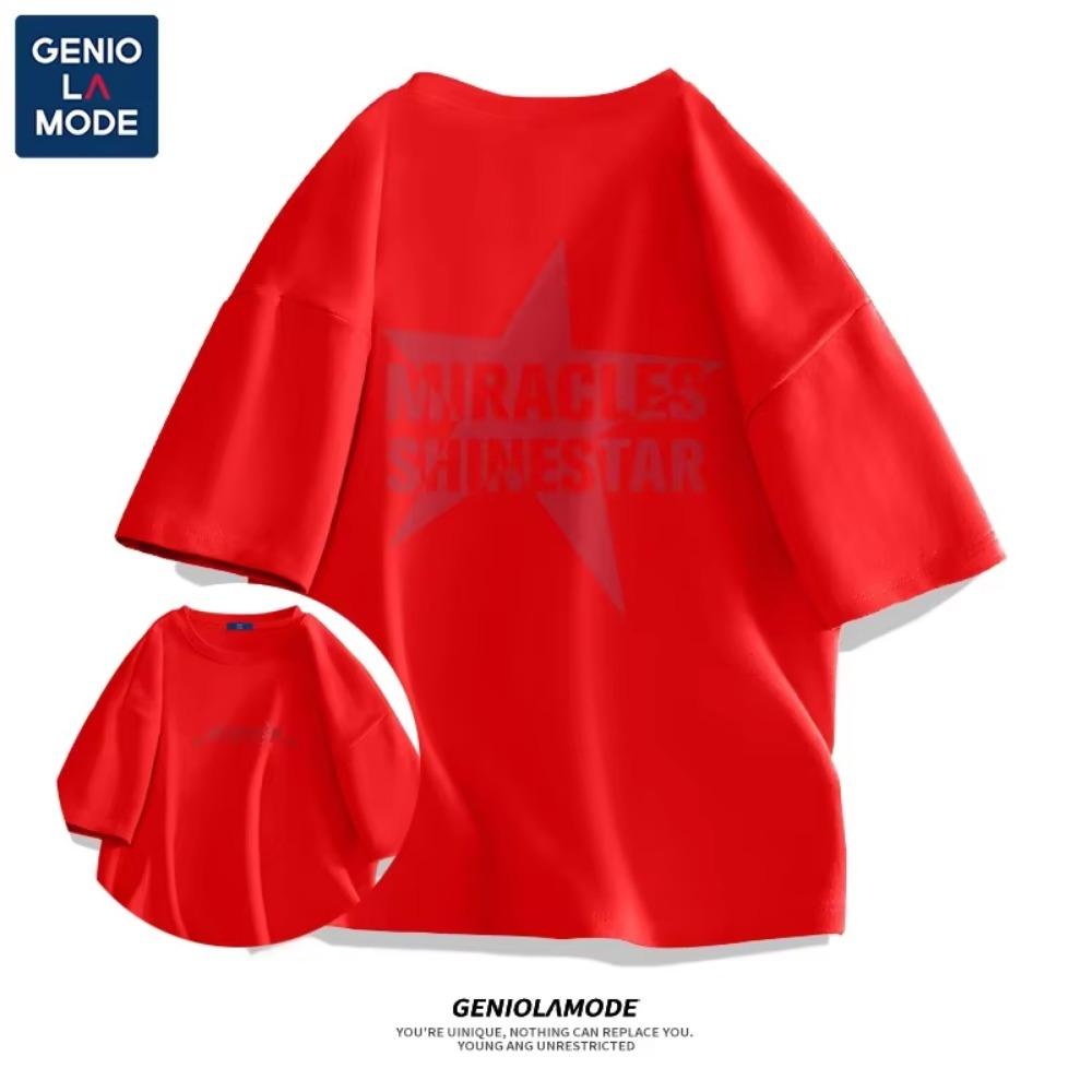 Летняя мода, тяжелая ретро мужская футболка с английскими буквами из 100% хлопка с принтом и круглым вырезом, высококачественная повседневная уличная футболка для фитнеса