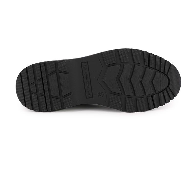 TOM TAILOR Men's Black High-Top Sneakers