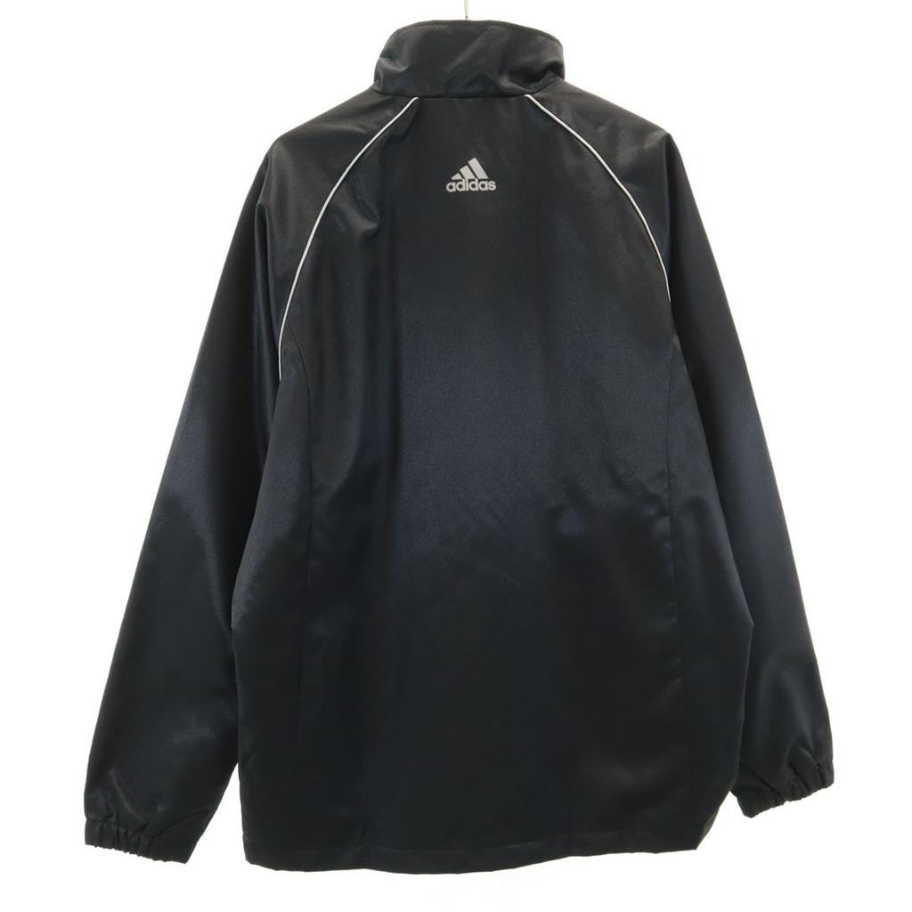 Неиспользованная тренировочная куртка adidas M черная С трикотажной подкладкой Мужская Б/у