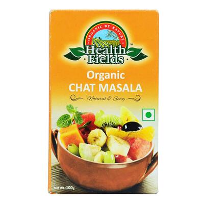 Чат Масала: универсальная смесь специй (100 г), Organic Chat Masala,  Health Fields