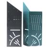 Multifunctional 3D Angle and Bevel Woodworking Ruler with 45°/90° Stops