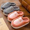 Модные Повседневные Пушистые Тапочки Женские Домашние Балетки Зимние Элегантные Туфли на Платформе Женская Мода Дизайнерские Плюшевые Теплые Тапочки Большого Размера