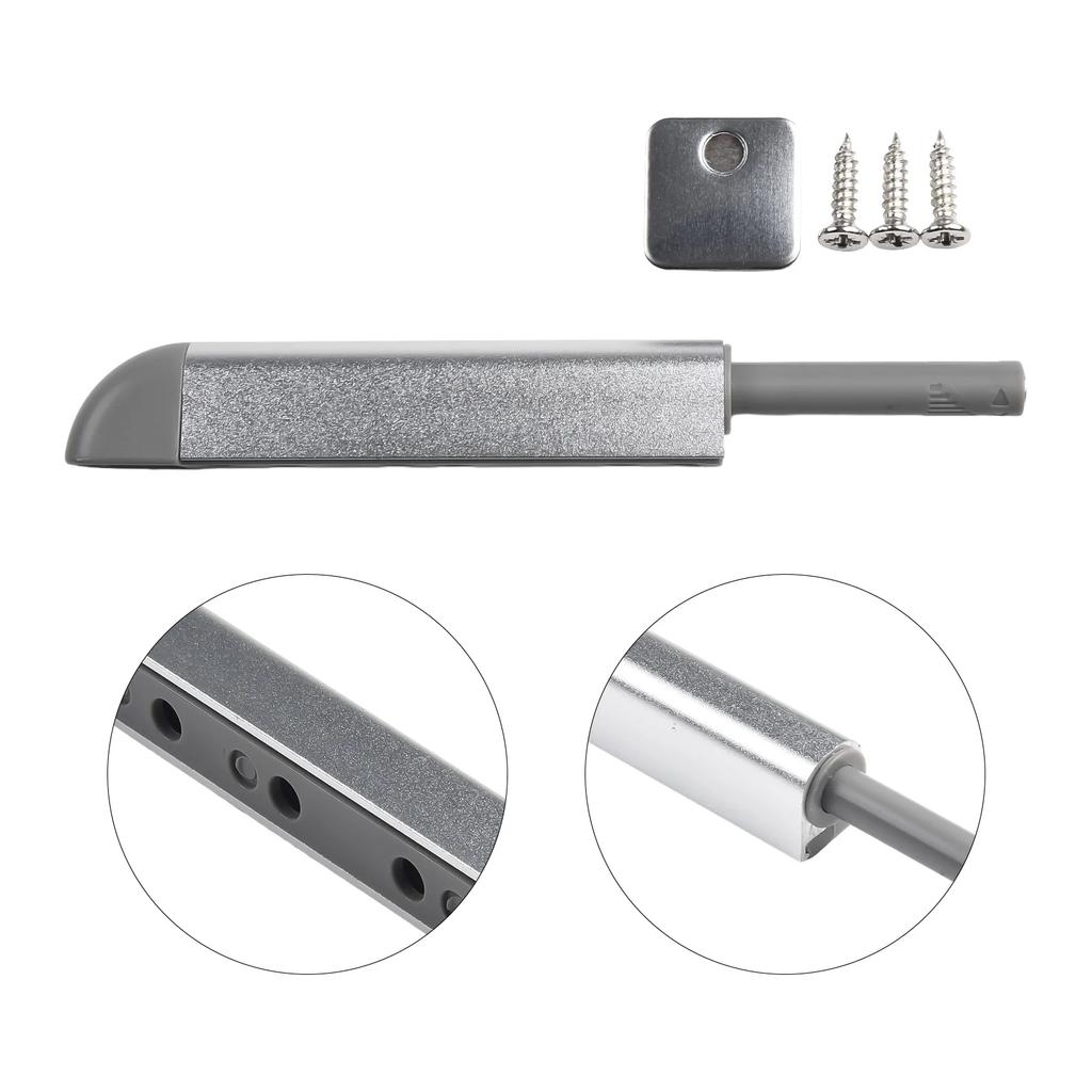 Защелки для шкафов Амортизатор Дверной стопор Сплав Push To Open Отпирание касанием Дверной защелки Устройство отскока Мебельная фурнитура