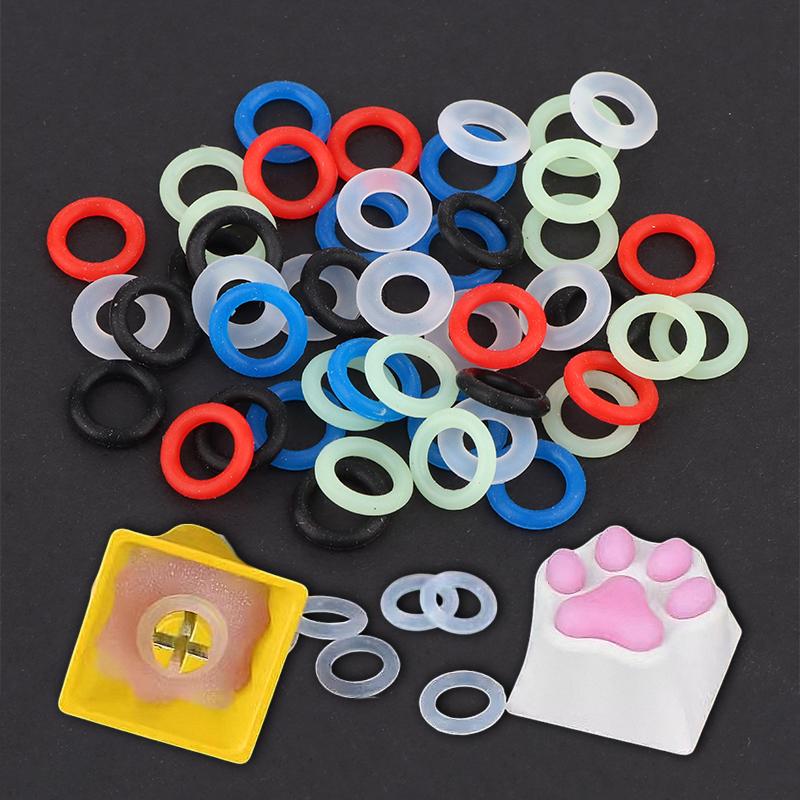 108 шт. Колпачки клавиш Резиновые уплотнительные кольца Демпферы переключателей Демпфер Звукопоглощающие Тишина Под колпачками клавиш Для механической клавиатуры