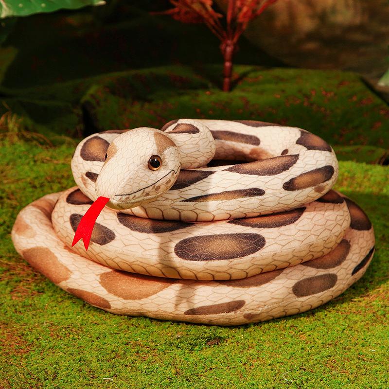 160/200/300cm New Simulated Snake Fake Snake Plush Doll Cute Children's Doll Gift