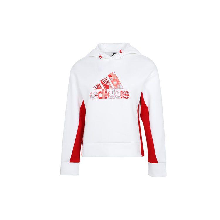 adidas Cny Tiger Year Limited Edition Повседневная спортивная дышащая толстовка с капюшоном женские топы белые HC2798