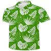 Men's Hawaiian Short Sleeved Casual Shirt with Digital Printing for Vacation Style, Suitable for Outdoor Activities