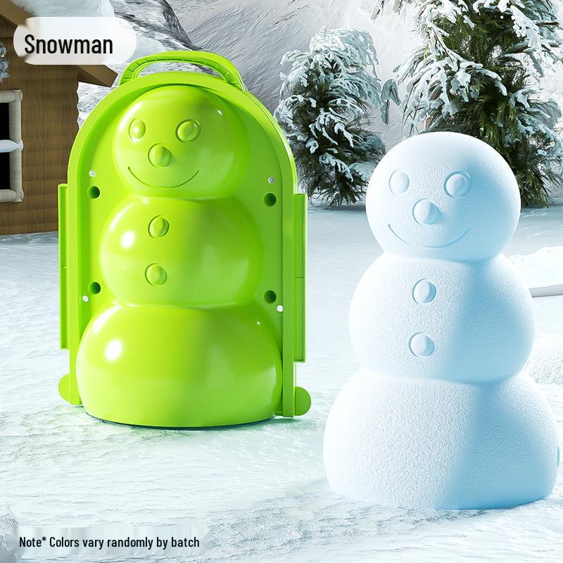 Детский зимний снежколеп: Форма для утки и набор инструментов для снеговика