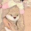 Large Size Angry Rabbit Plush Toy Cute Animal Plushie Doll Kawaii Stuffed Soft Toys Model Room Decor Birthday Gifts