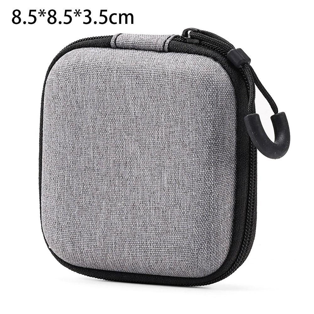 1Pcs Mini EVA Storage Bag Earphone/Phone/Charging Cable Pouch Carrying Bag Zipper Earphone Case
