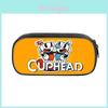 Сумка-пенал с персонажами Cuphead, вместительная, для школьников и любителей рисования