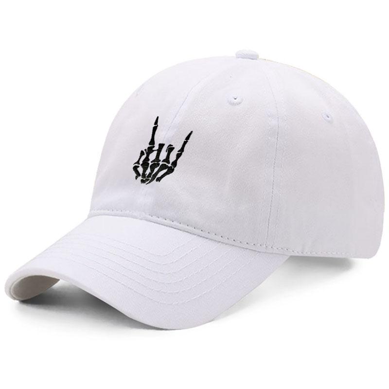 Бейсбольная кепка с вышивкой в ​​виде скелета, регулируемая бейсбольная кепка из мягкого хлопка унисекс для женщин, Прямая поставка