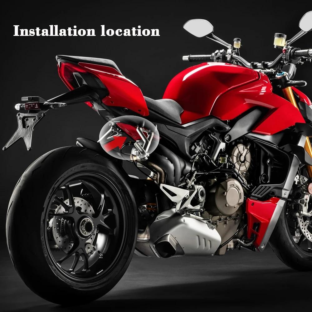 2020- For Ducati Streetfighter V4/V4S Motorcycle Tank Protection Grille V4/V4 S Fuel Tank Cover Guard Pillion Peg Removal Kit