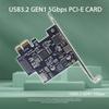 USB 3.2 Gen 1 Expansion Card with 5Gbps, USB-A, Type-C, and Type-E Ports, D720201 Controller