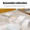 Wardrobe Clothes Organizer Closet Storage Baskets Foldable Save Space Clothing Storage Bins Containers for Bedroom Dorm