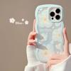 Cute Cartoon Transparent Curly Wavy Phone Case For Iphone 13 12 11 Pro Max X Xr Xs 13pro Shockproof Bumper Silicone Back Cover
