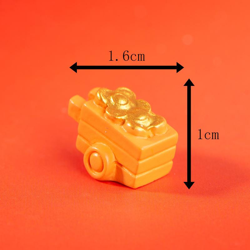 Микро Ландшафтное украшение Милый мультяшный новогодний кролик Подарок Кролик Смоляное украшение
