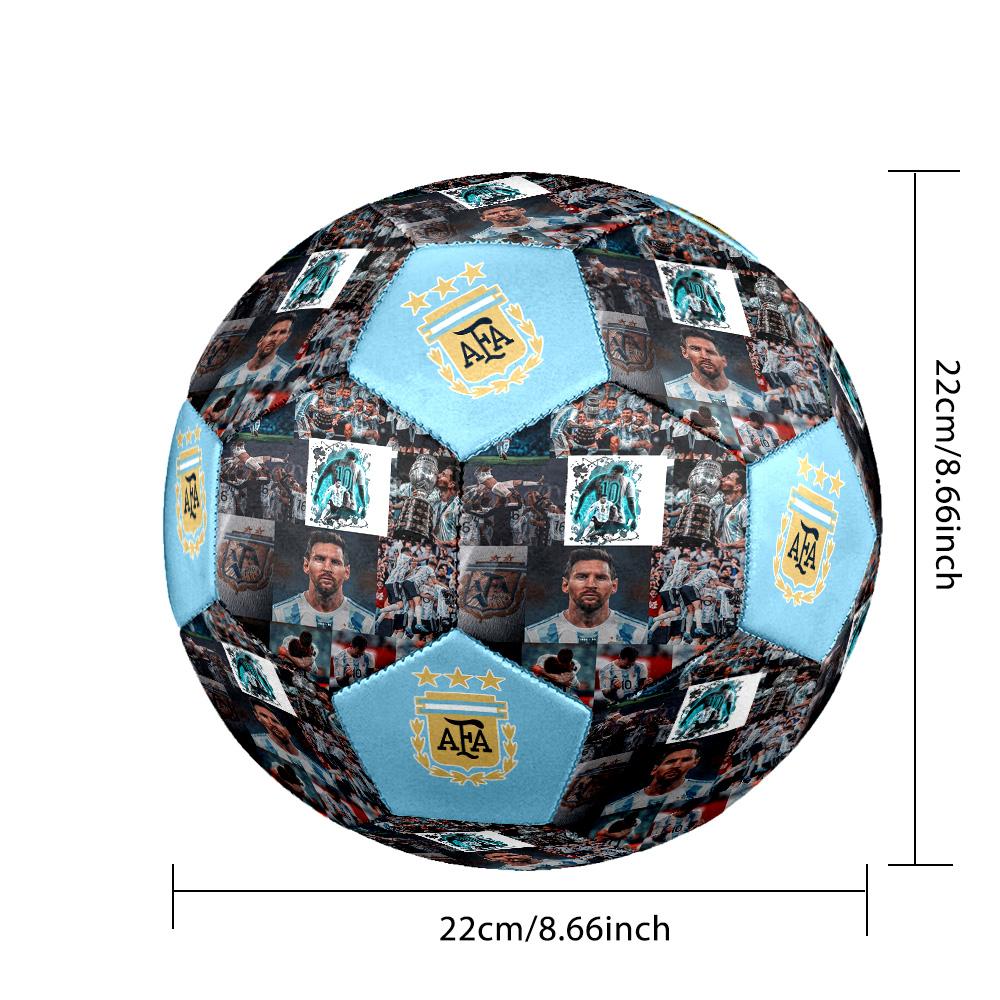 Lionel Messi Football Champion Size 5 Football Machinestitched Indooroutdoor Universal Football Soccer Accessory
