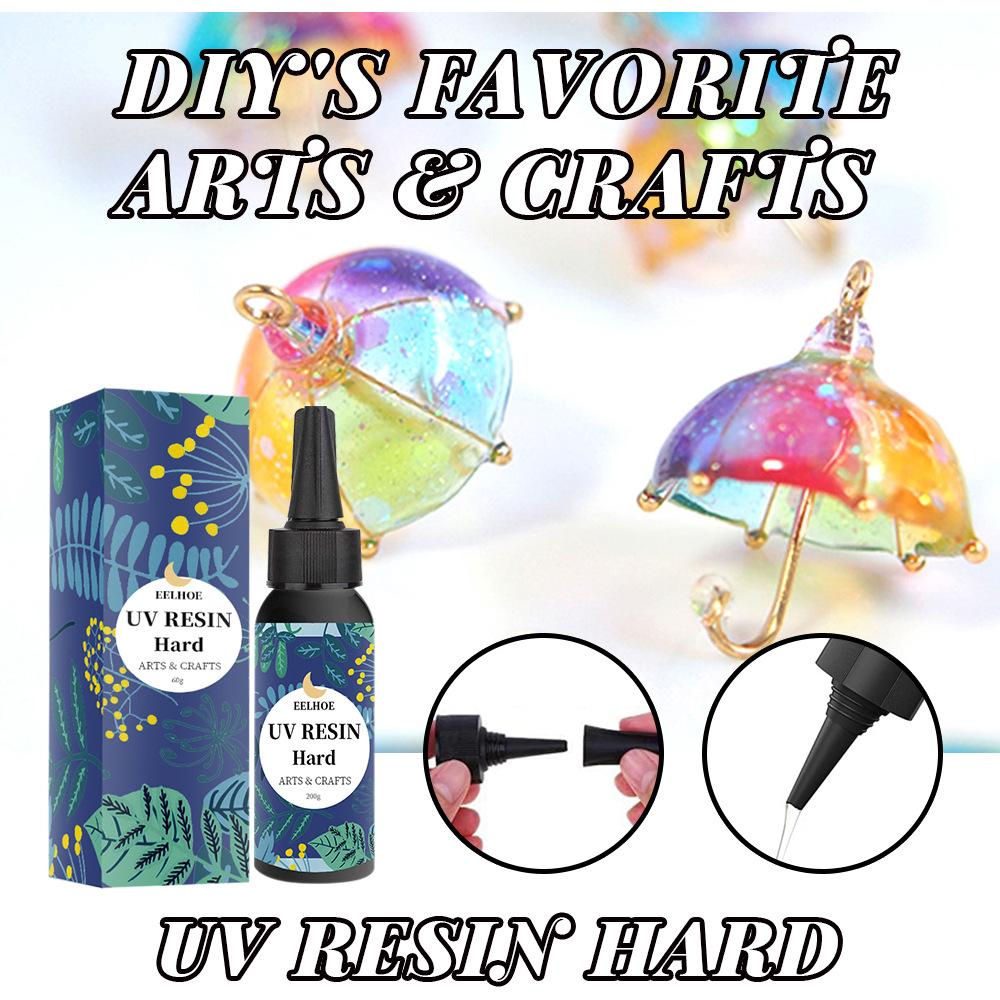 Высокопрозрачный УФ-клей на основе смолы, клей для ногтей DIY, Cochlear, УФ-бестеневой клей, быстросохнущий клей для капель